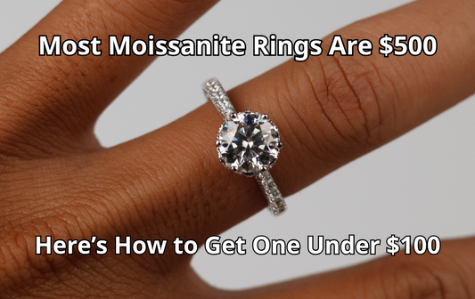 Most Moissanite Rings Are $500+ — Here’s How to Get One Under $100 (GRA Certified & Lifetime Warranty)