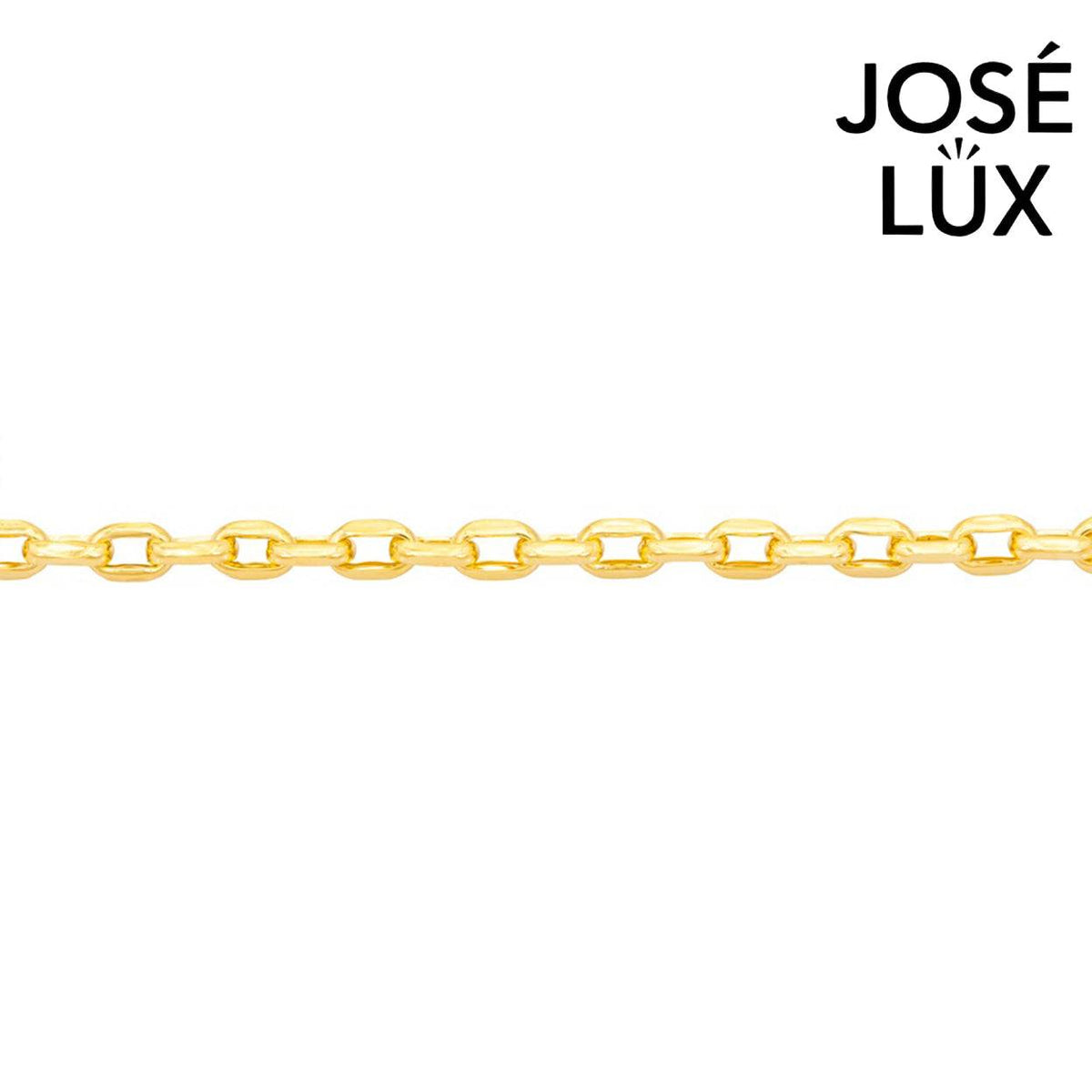Handmade Men's 14K Gold Cable Link Bracelet