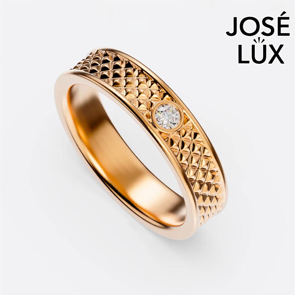Handmade Moissanite Side Stone Ring — 10K & 14K Gold, GRA Certified Moissanite