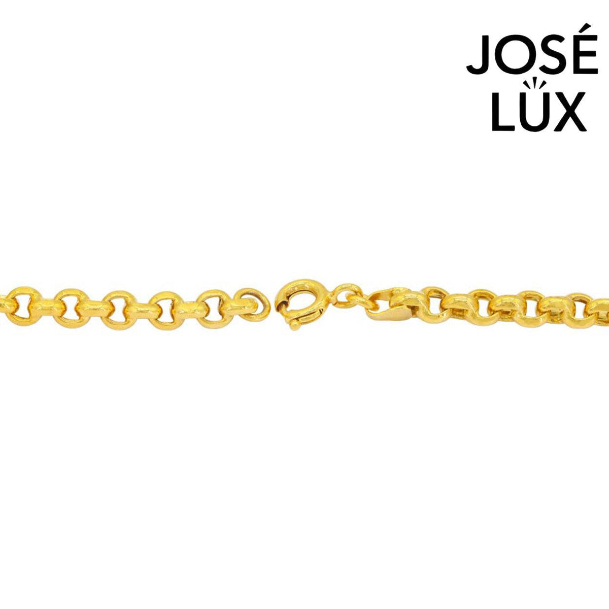 Handmade Men's 14K Gold Rolo Dragon Bracelet