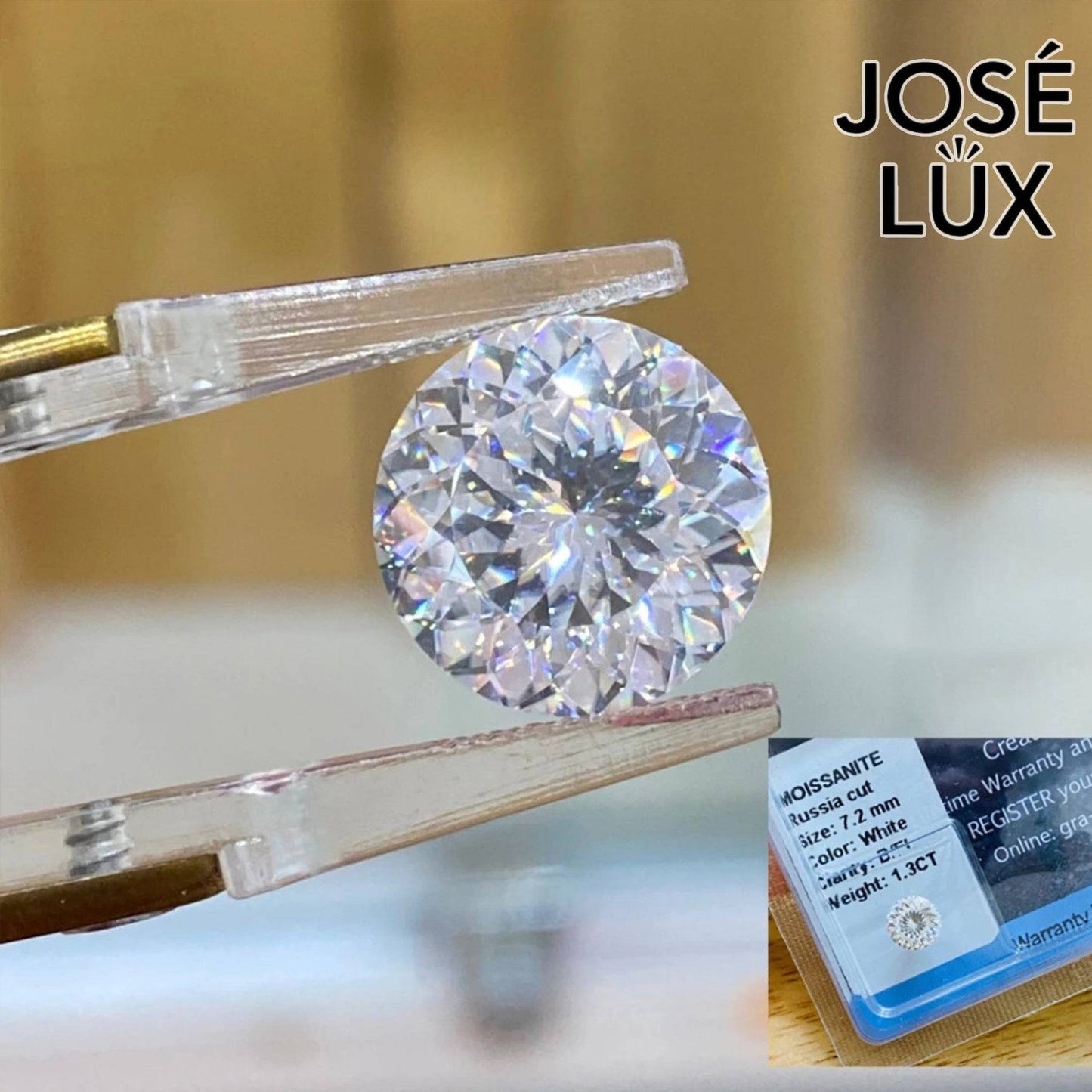 Handmade Moissanite Bridal Ring — 925 Sterling Silver, Rhodium Plated White Gold Finish, GRA Moissanite