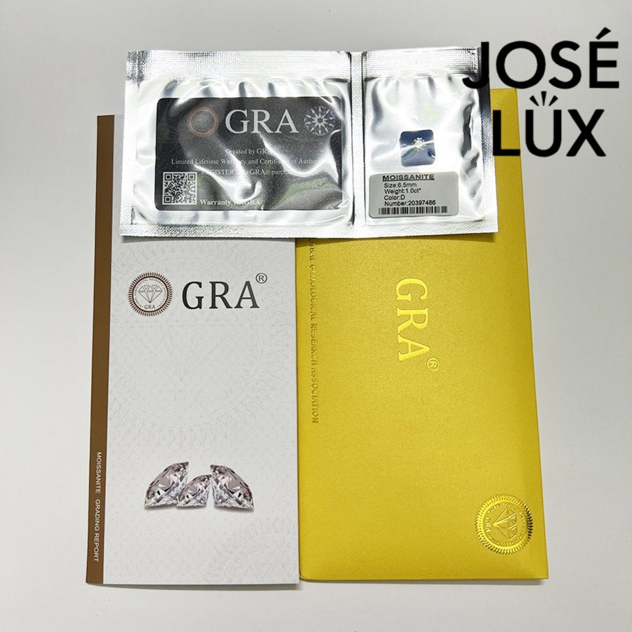 1ct Round Moissanite Clover Halo Pendant Necklace in Sterling Silver