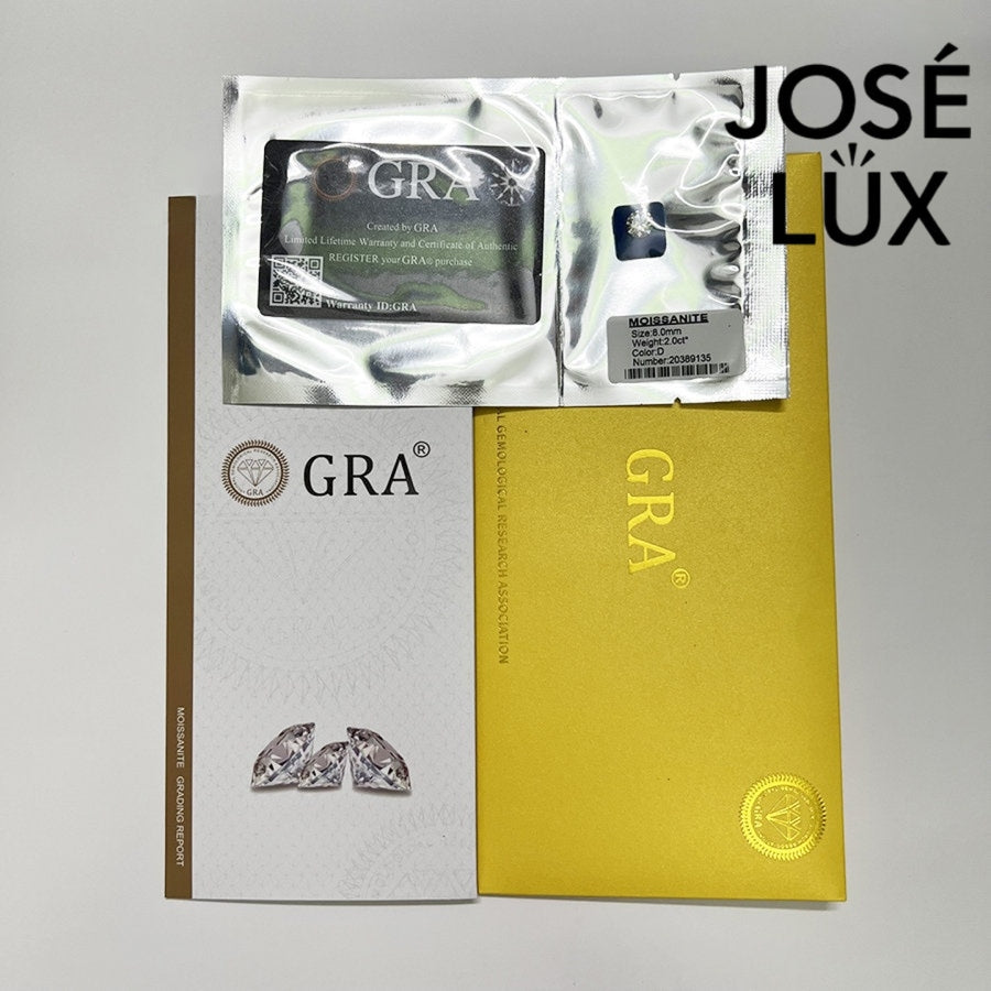 2ct Round Moissanite Solitaire Pendant Necklace in Sterling Silver