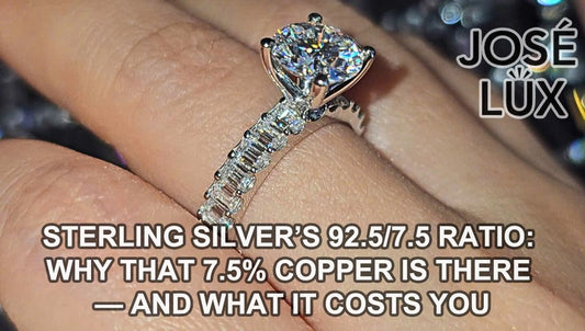 Sterling Silver’s 92.5/7.5 Ratio: Why That
7.5% Copper Is There — and What It Costs You