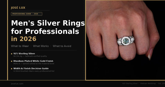 Men’s Silver Rings for Professionals in 2026: What to Wear, What Works, and What to Avoid