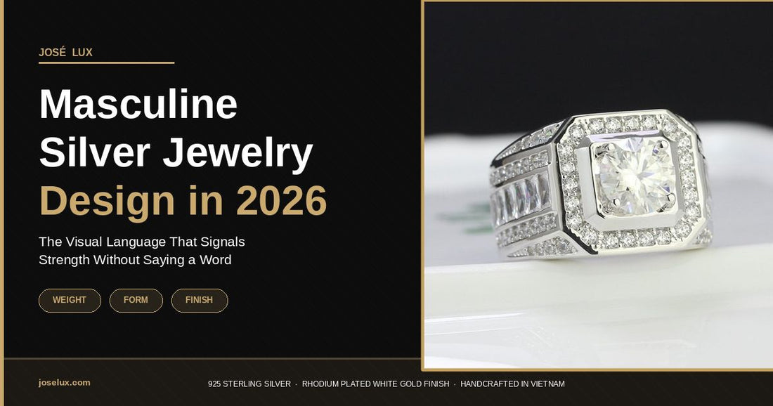 Masculine Silver Jewelry Design in 2026: The Visual Language That Signals Strength Without Saying a Word