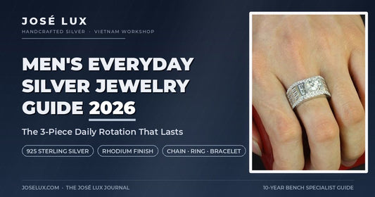 Men's Everyday Silver Jewelry Guide 2026: The 3-Piece Daily Rotation That Lasts