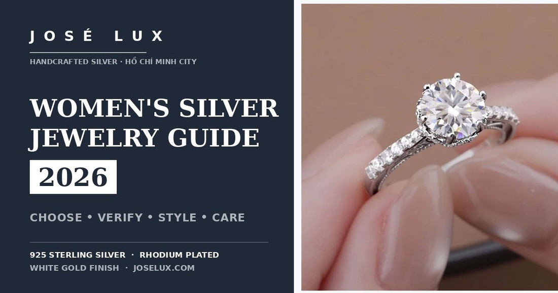 Women's Silver Jewelry Guide 2026: Choose, Verify, Style & Care