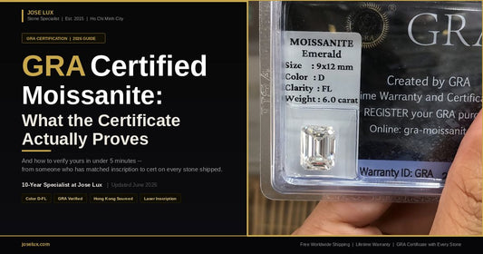 GRA Certified Moissanite: What the Certificate Actually Proves — And How to Verify Yours (2026)