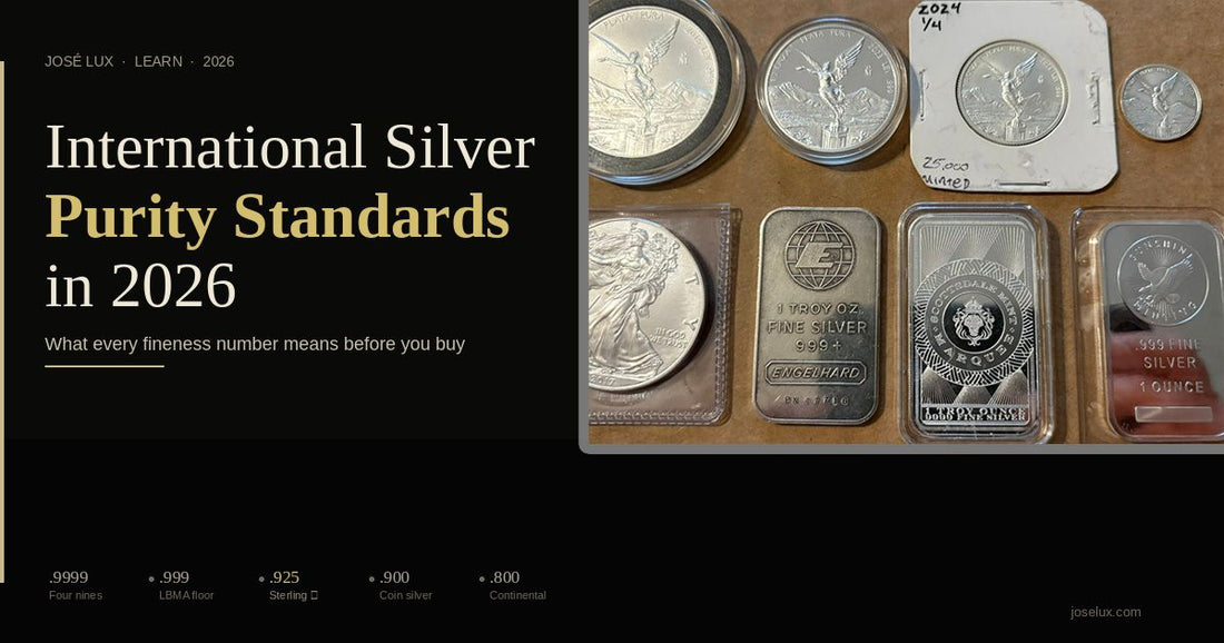 International Silver Purity Standards in 2026: What Every Fineness Number Means Before You Buy