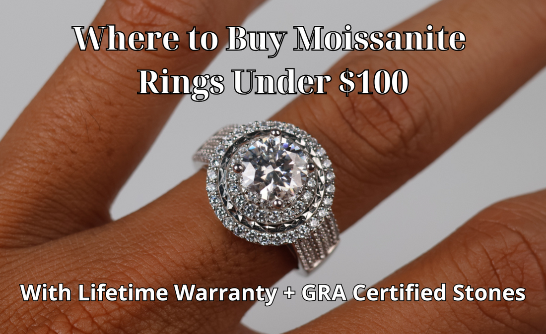 Where to Buy Moissanite Rings Under $100 (With Lifetime Warranty + GRA Certified Stones)