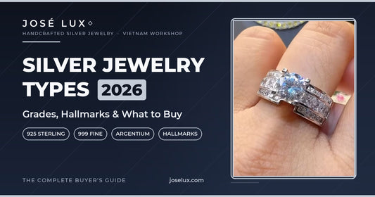 Silver Jewelry Types 2026: Grades, Hallmarks & What to Buy