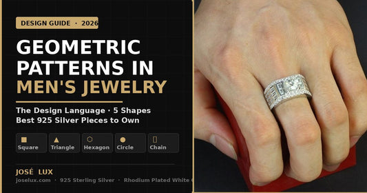 Geometric Patterns in Men's Jewelry: The Design Language, the Five Shapes, and the Best 925 Silver Pieces to Own in 2026