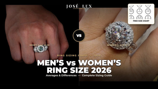 Men's vs Women's Ring Size 2026: Averages & Differences