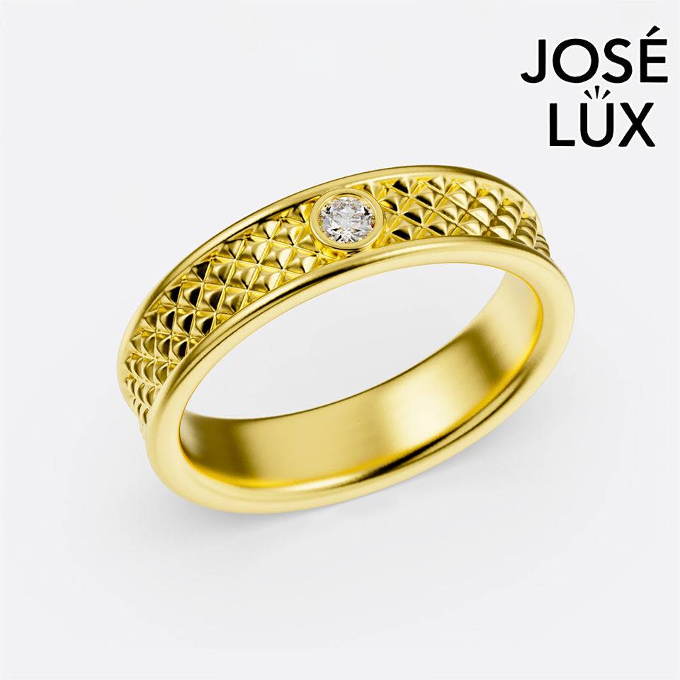 Handmade Moissanite Side Stone Ring — 10K & 14K Gold, GRA Certified Moissanite