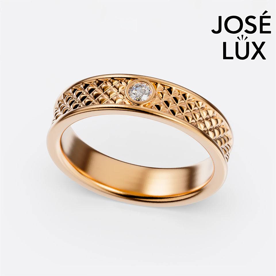 Handmade Moissanite Side Stone Ring — 10K & 14K Gold, GRA Certified Moissanite