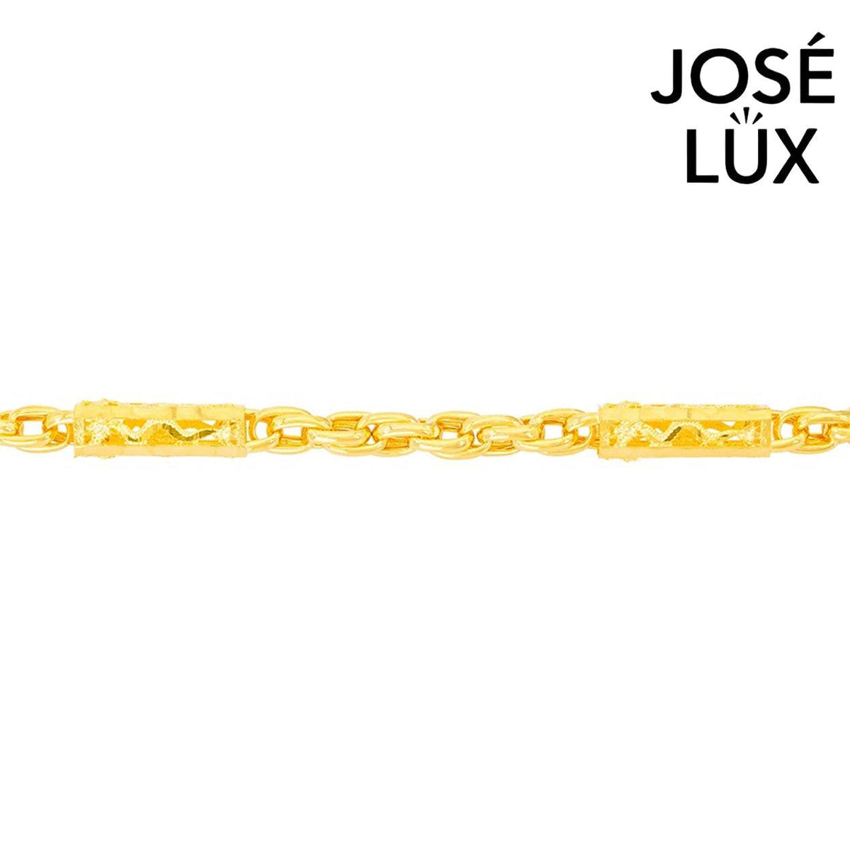 Handmade Men's 14K Gold Dragon Bracelet