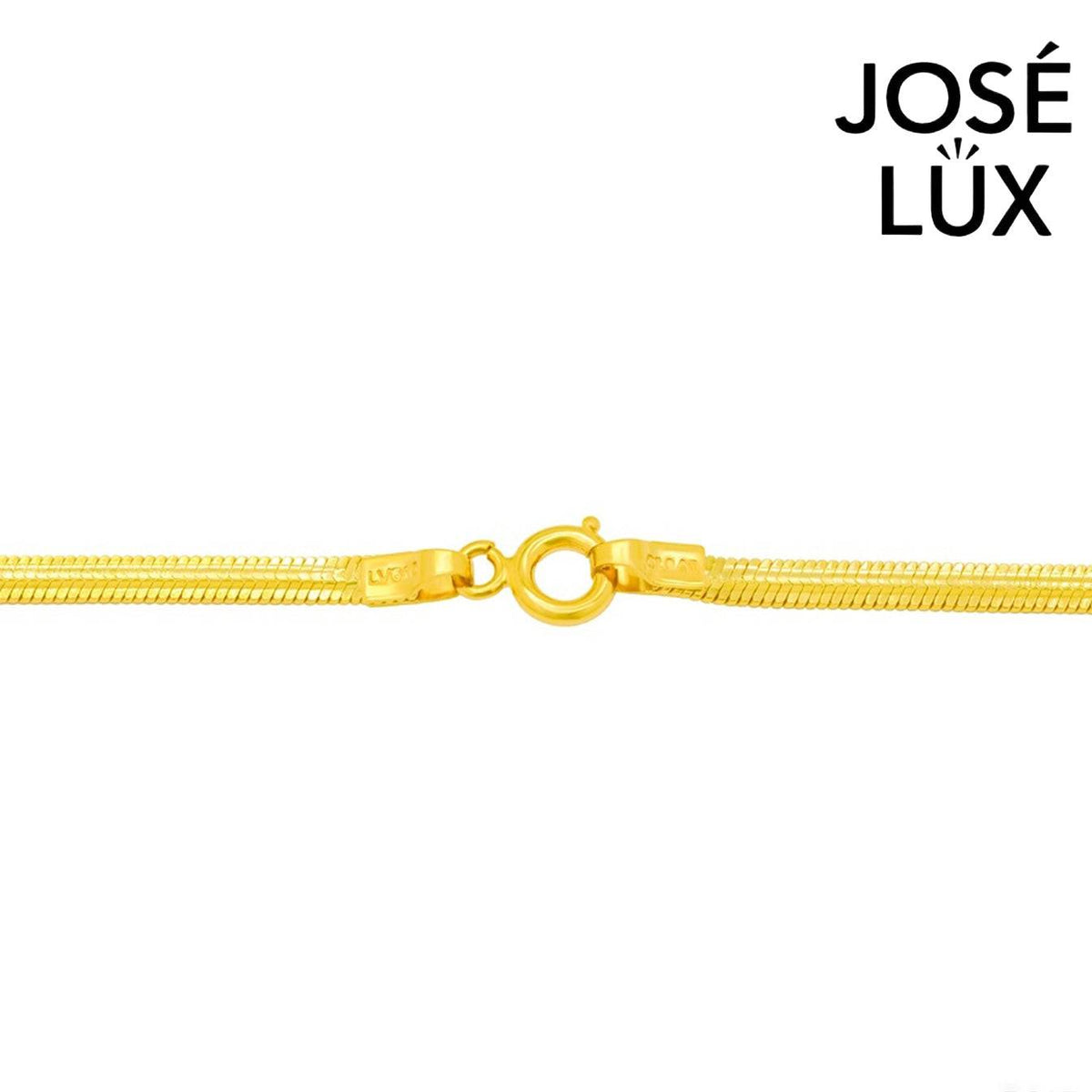 Handmade Men's 14K Yellow Gold Herringbone Chain