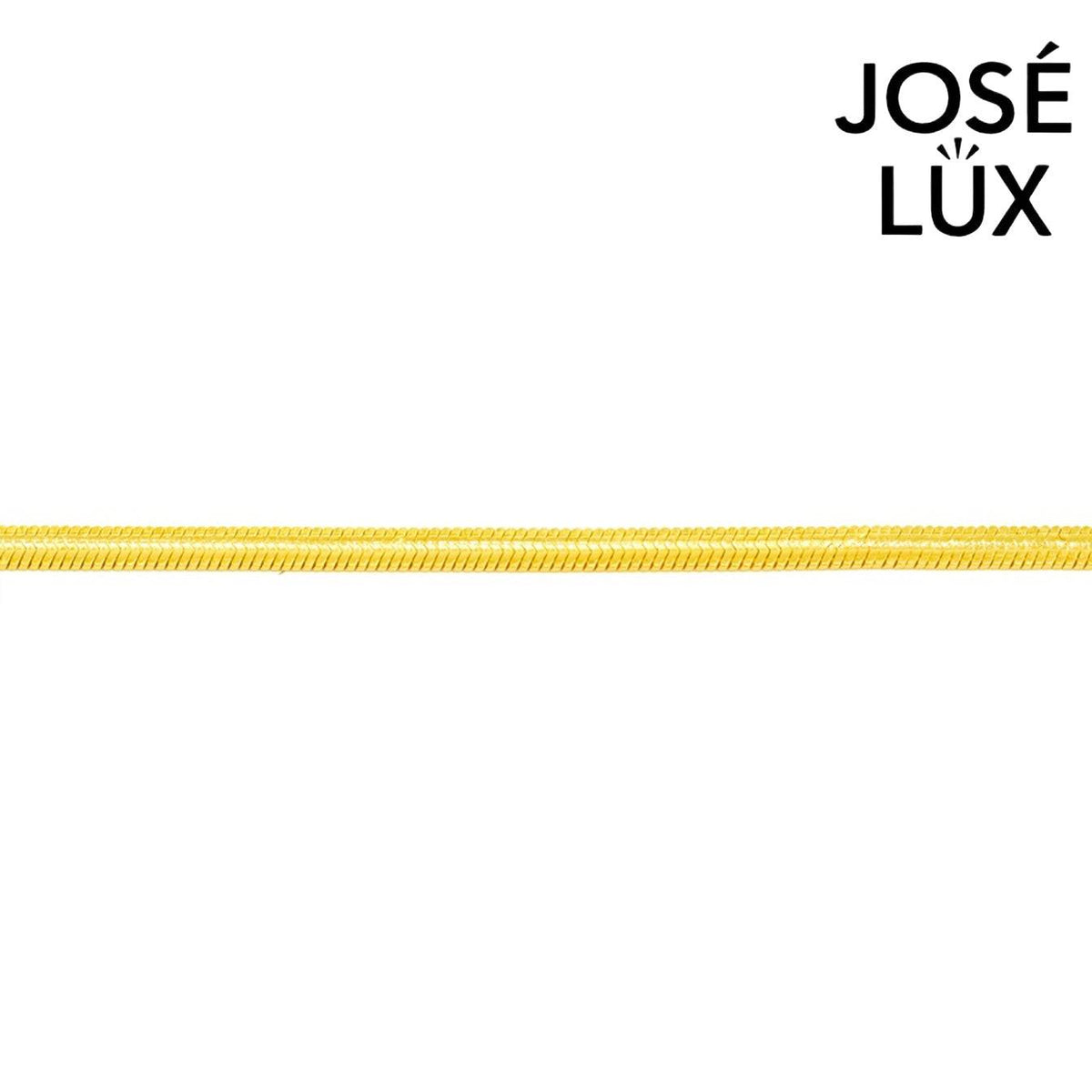 Handmade Men's 14K Yellow Gold Herringbone Chain