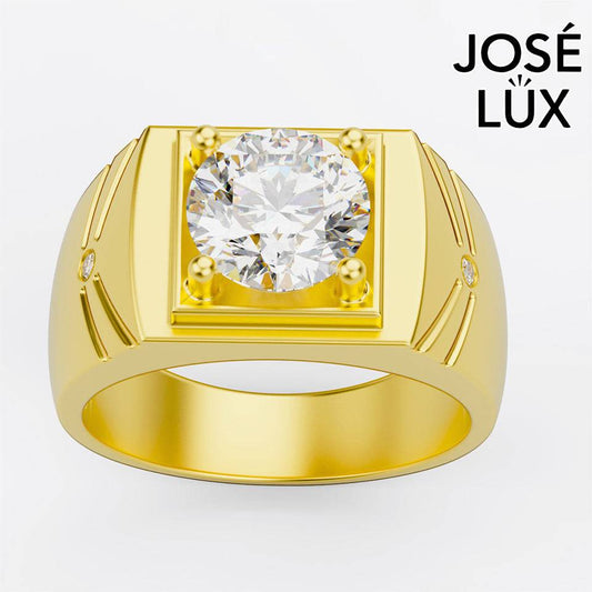 Handmade Moissanite Solitaire Ring — 10K & 14K Gold, GRA Certified Moissanite