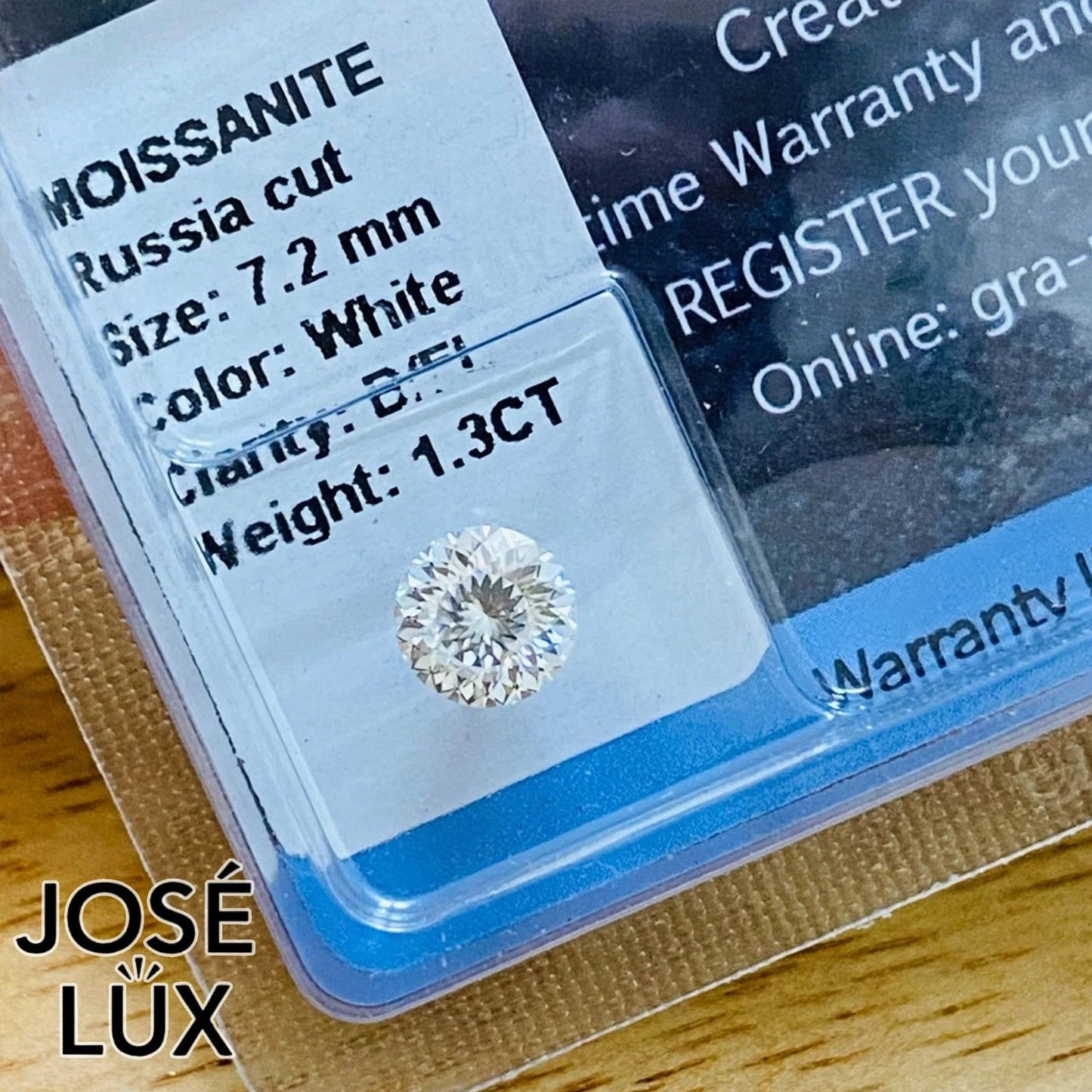 Handmade Moissanite Bridal Ring — 925 Sterling Silver, Rhodium Plated White Gold Finish, GRA Moissanite