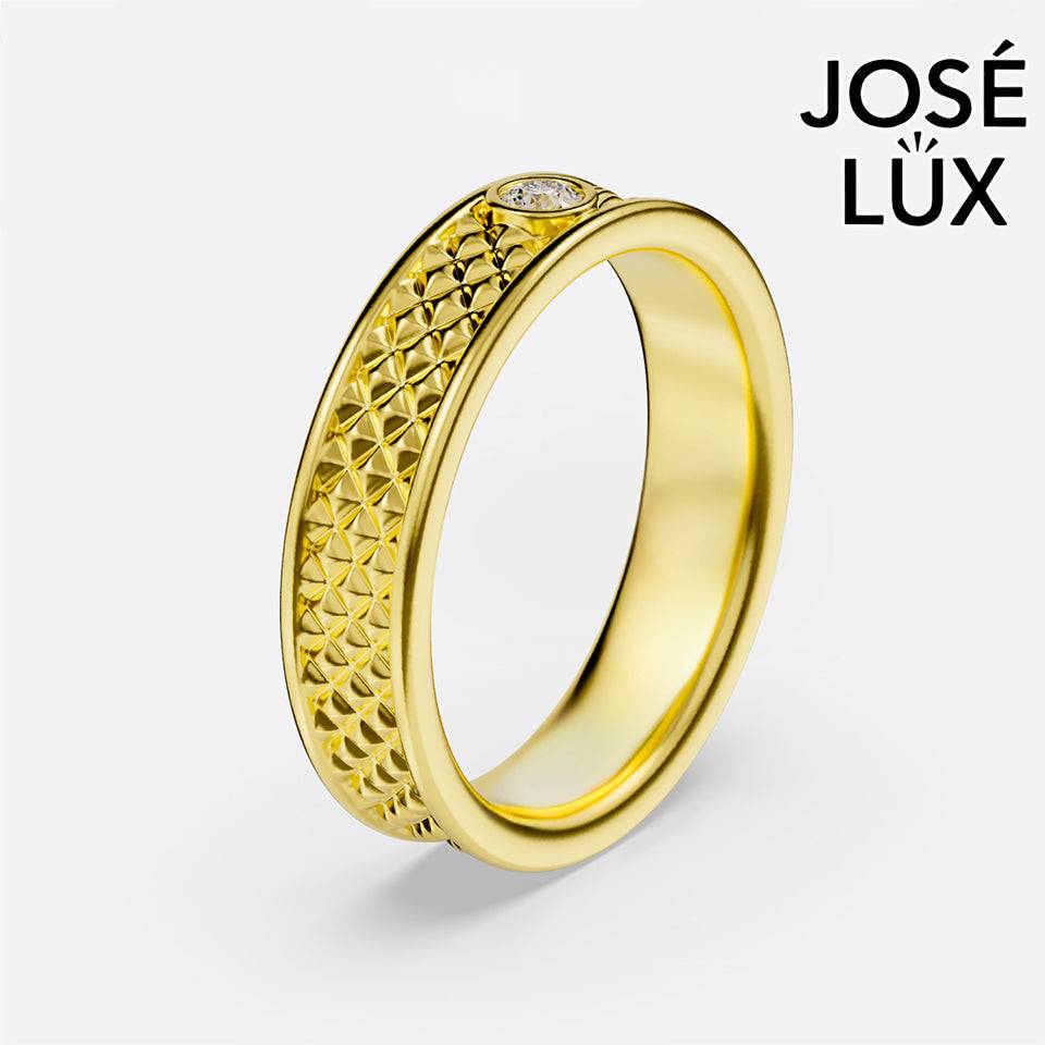 Handmade Moissanite Side Stone Ring — 10K & 14K Gold, GRA Certified Moissanite