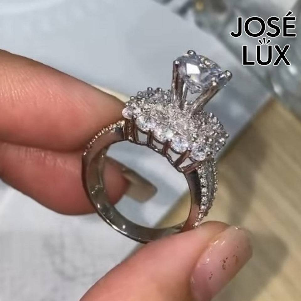 Handmade Cushion Halo Moissanite Ring — 925 Sterling Silver, Rhodium Plated White Gold Finish, GRA Moissanite