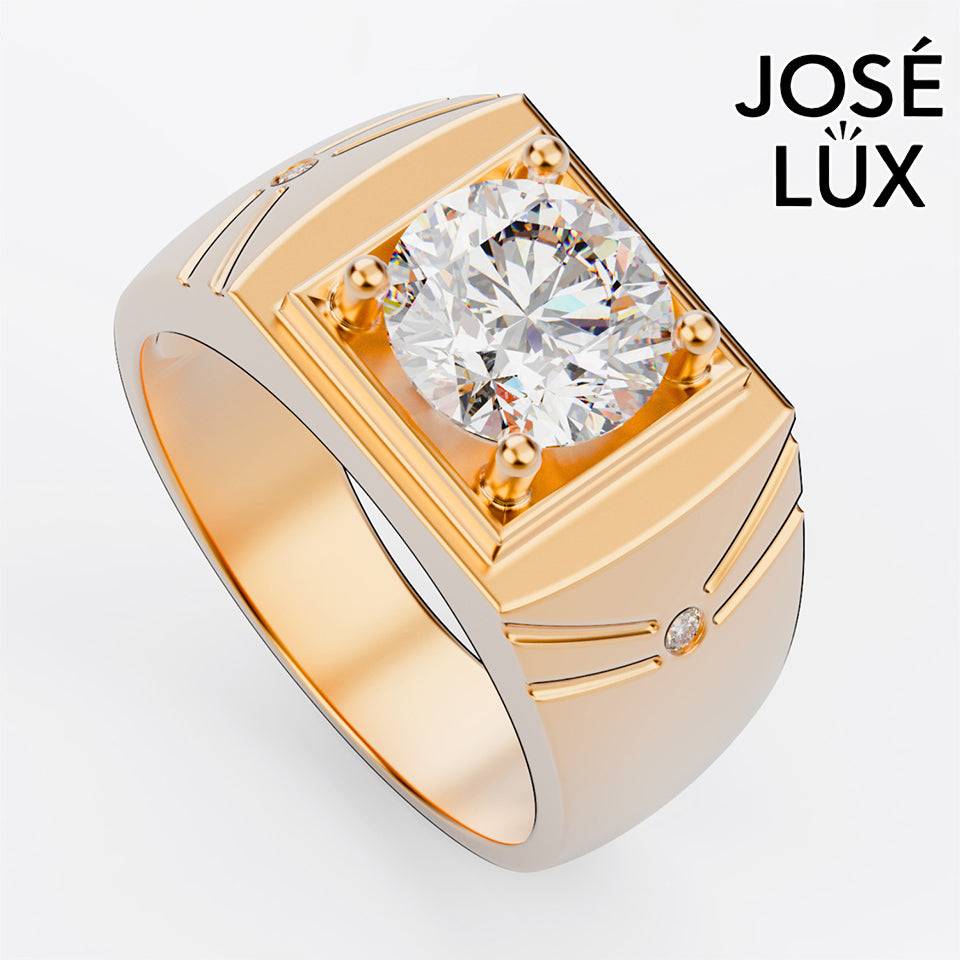 Handmade Moissanite Solitaire Ring — 10K & 14K Gold, GRA Certified Moissanite