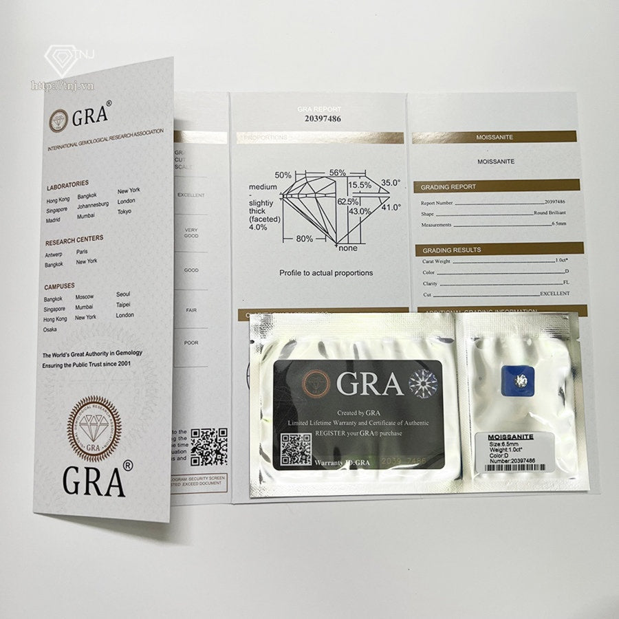 Brilliant round moissanite centerpiece enhanced by dual layers of sparkling accent stones with pavé detailing on the polished silver band.