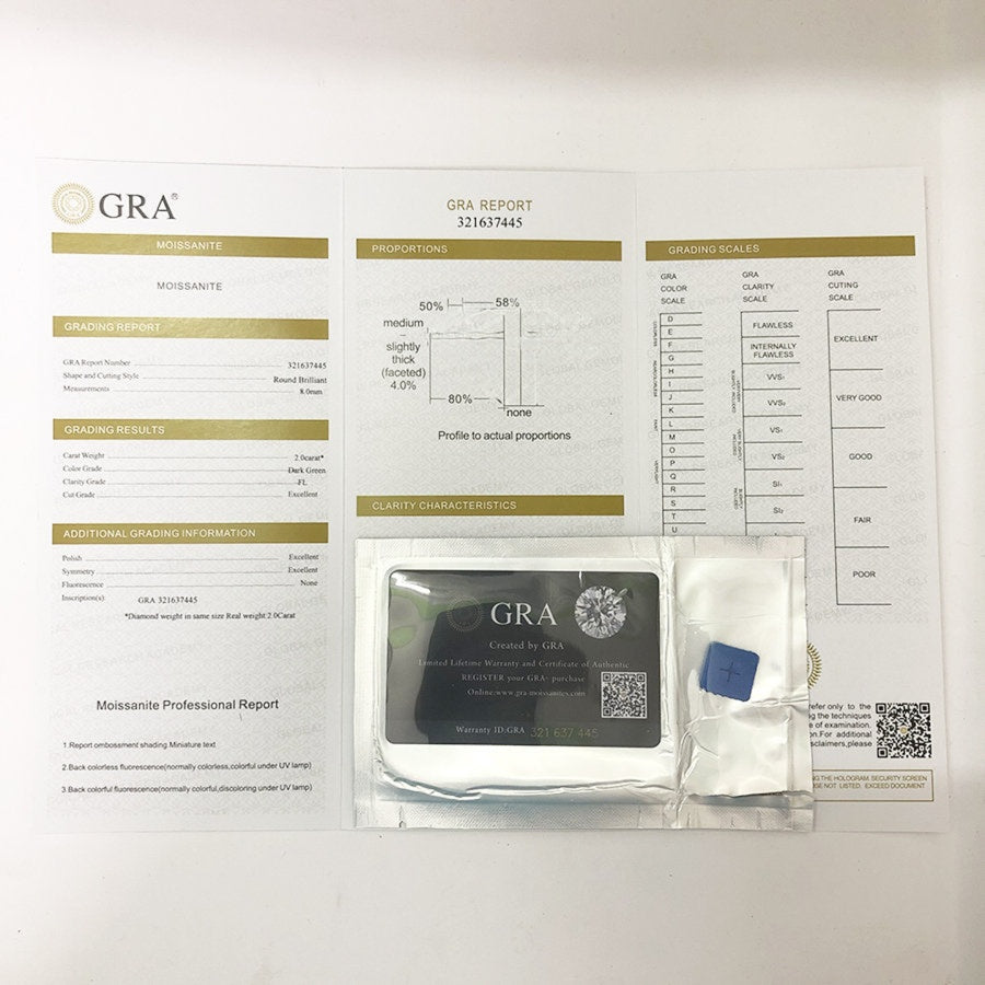 Timeless 2 carat moissanite stone set in classic silver band design. Perfect balance of traditional elegance and modern brilliance for discerning women.