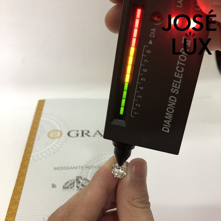 Classic 2ct round moissanite solitaire pendant showcases timeless elegance with six-prong setting, perfectly crafted in durable sterling silver for everyday sophistication.